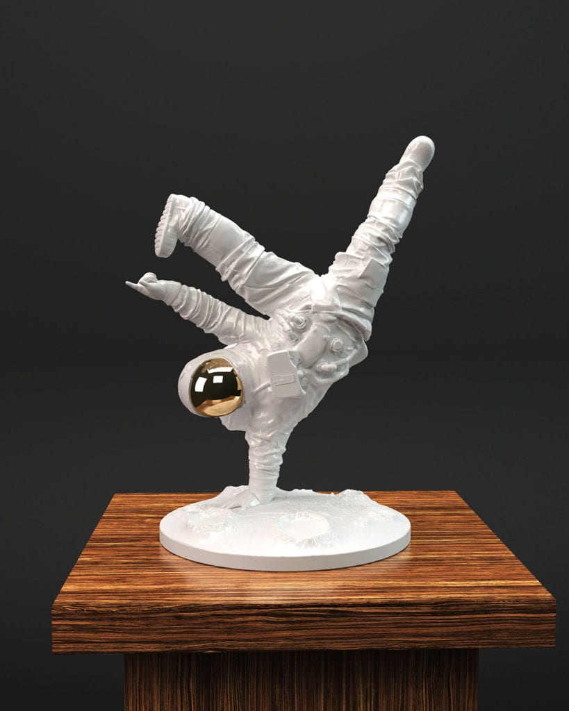 One Small Step Sculpture by Whatshisname